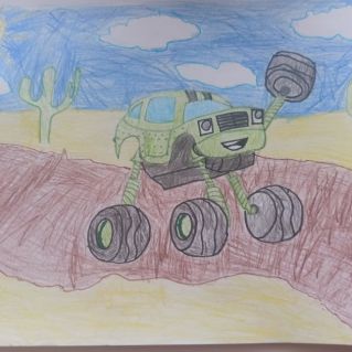 Огурчик из "Вспыш и чудо машинка"