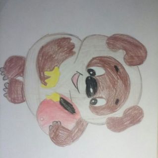 Винни-пух с горшочком меда