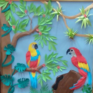 Беседа попугаев