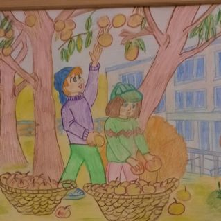 Что у осени в корзинке