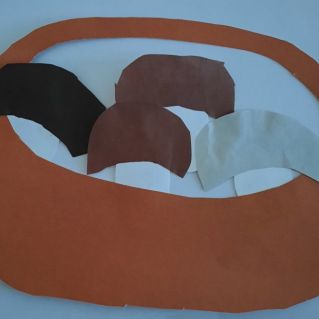 Лукошко с грибами