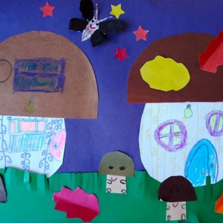 Грибные домики