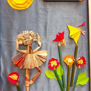 На цветочной полянке