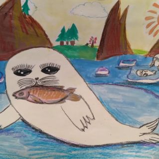 "Вкусная рыбка!"