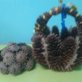 Черепашка и корзиночка