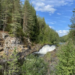 Красота водопада Кивач