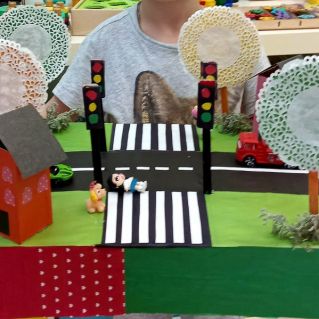 Макет пешеходной дороги