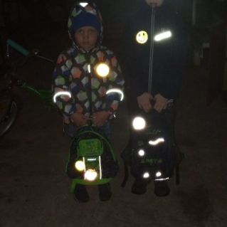 «Чтоб несчастью не случиться, надо, дети, нам светиться!»