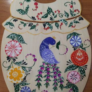 Декоративная доска "Волшебный сад"