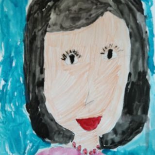 Портрет мамы.