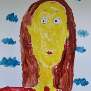 Портрет мамы.