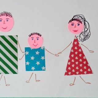 Аппликация "Моя семья"