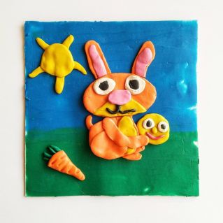 Колобок и Зайчик