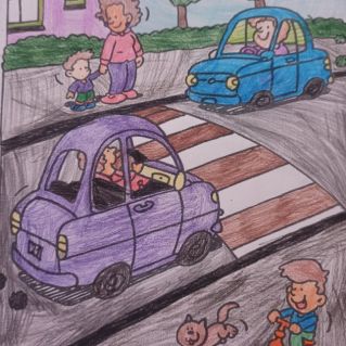 На дороге не спеши, ты на знаки посмотри.