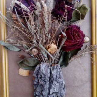 Флористический дизайн, панно "Цветочный букет"