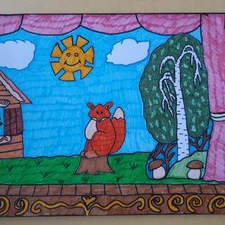 Лиса и петух