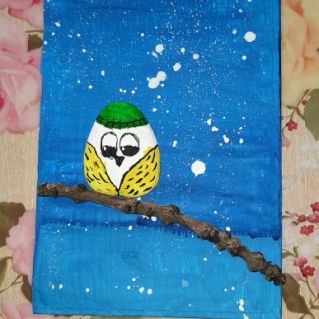 "Совушка-сова из камушка"