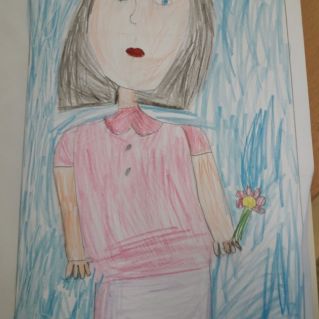 Портрет моей мамы.