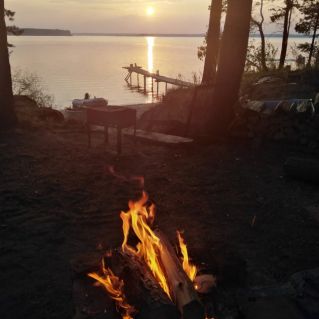 Обское море. Вечер.