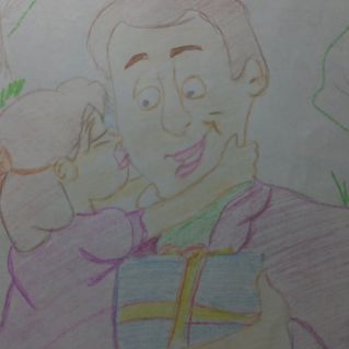 "Папа дарит подарок"