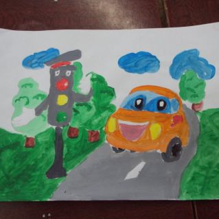 У светофора три цвета