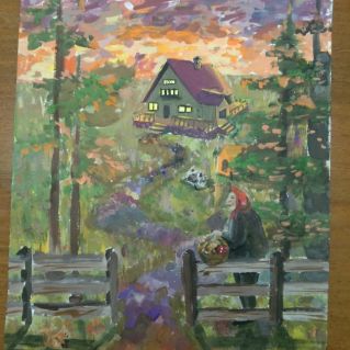 Избушка в лесу