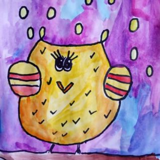 Рисунок к сказке М. Челик "Хранительница справедливости"