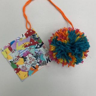 Подставка под горячее в лоскутной технике «пицца»