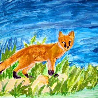 Степная лиса