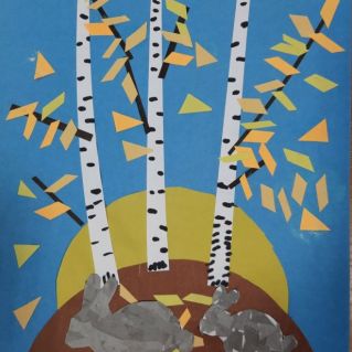 Листопад в лесу