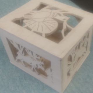 Деревянная шкатулка  «Животные Якутии»