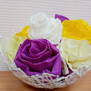 Цветы в вазе.