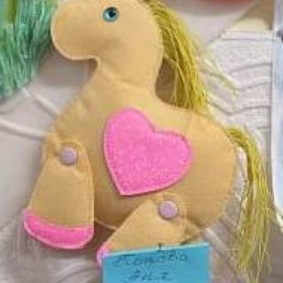 Елочная игрушка "Единорог"