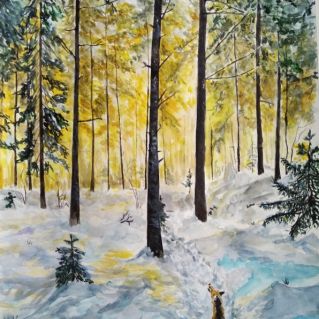 "Зимний лес"