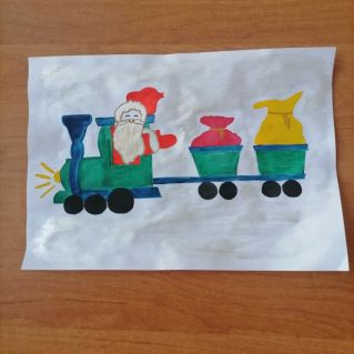 Дед мороз с подарками