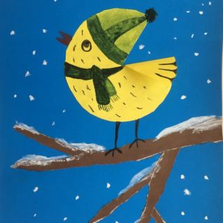 "Красавица синичка!"