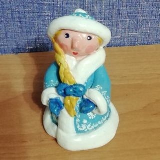 "Снегурочка из солёного теста"