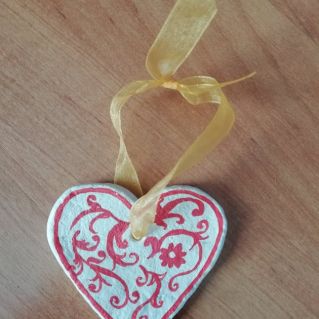 "Ёлочная игрушка из солёного теста"