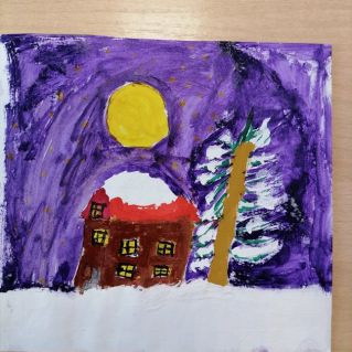 Зимняя ночь.