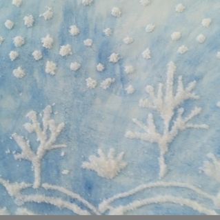 Чудо природы (рисование солью)