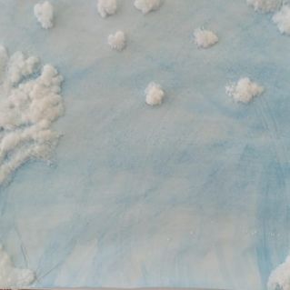 "Зима" (рисование солью)