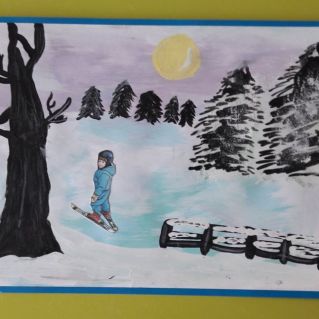 "Волшебные лыжи!"