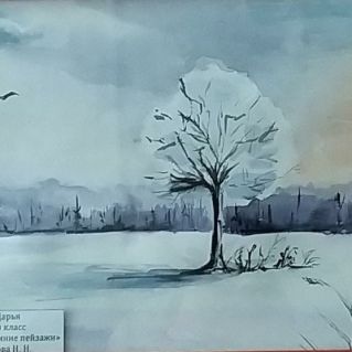 Одинокая берёзка