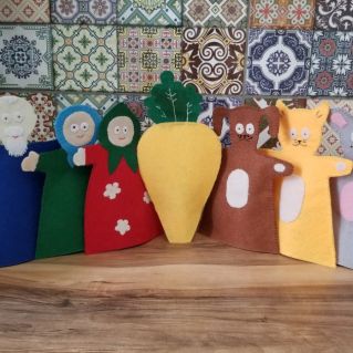 Перчаточный театр по сказке "Репка"