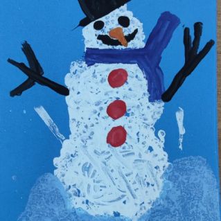 Привет от снеговика