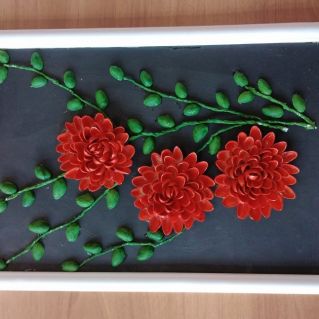 "Цветы у бабушки в саду"