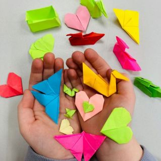 "Миниатюрные игрушки", техника "Оригами"
