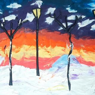 Зимой в парке