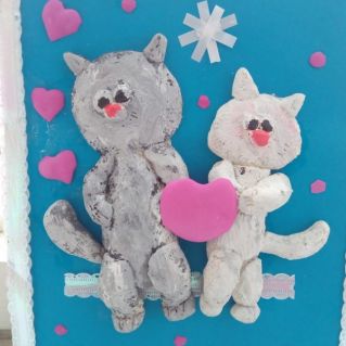 Кот и кошечка