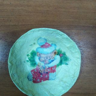Новогодняя тарелка